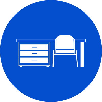 事務所設備機器のイラスト