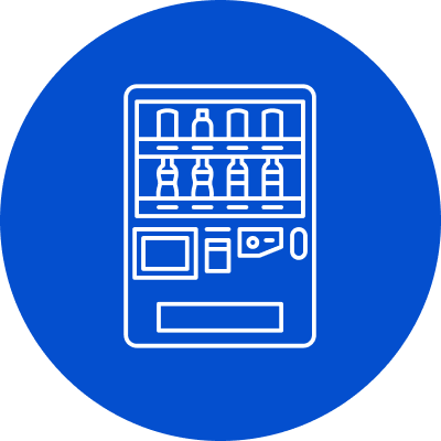 自動販売機のイラスト